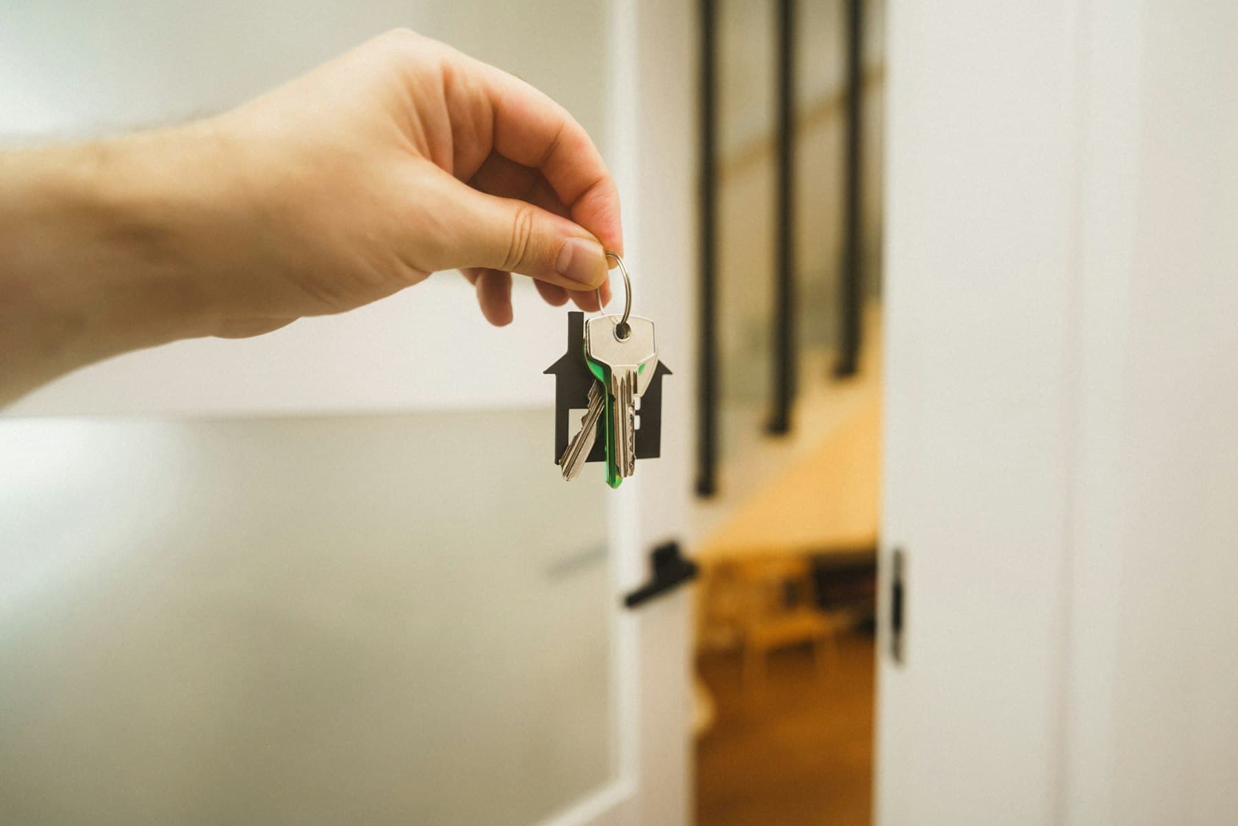 Handing over keys to a managed rental property